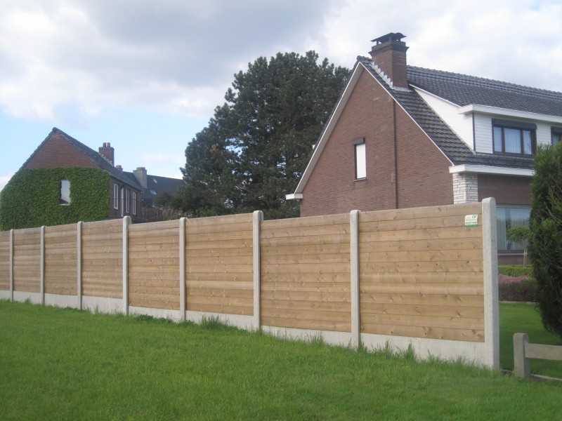Houten schermen